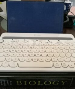 Logitech Bluetooth Multi-Device Keyboard K480 – White – for Windows and Mac Computers, Android and iOS Tablets and Smartphones 41 71mPJQ YHvL