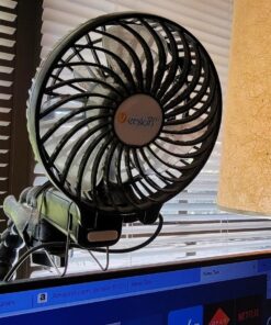 VersionTECH. Mini Handheld Fan, USB Desk Fan, Small Personal Portable Table Fan with USB Rechargeable Battery Operated Cooling Folding Electric Fan for Travel Office Room Household Black 63 71mPawwmuTL