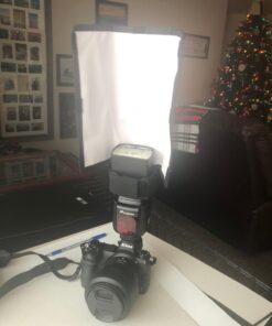 waka Flash Diffuser Reflector Kit - Bend Bounce Flash Diffuser+ Silver/White Reflector for Speedlight, Universal Mount for Canon, Nikon, etc. 33 71mRMqKm4EL