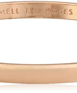 Alternative view of Kate Spade New York Women's Idiom Bangles Stop and Smell The Roses - Solid One Size Rose Gold