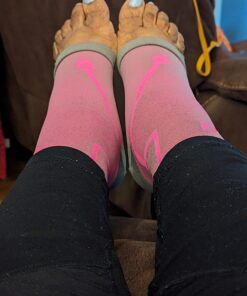 Thirty48 Plantar Fasciitis Compression Socks(1 or 2 Pairs), 20-30 mmHg Foot Compression Sleeves for Ankle/Heel Support, Increase Blood Circulation, Relieve Arch Pain, Reduce Foot Swelling Pink (1 Pair) Large 21 71mRvgO62qL