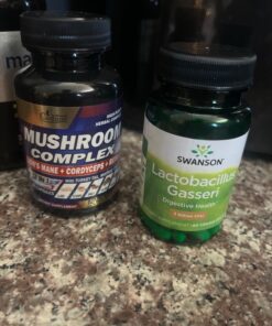 Swanson Lactobacillus Gasseri - Probiotic Supplement Supporting Digestive Health with 3 Billion CFU - Design-Release Satiety & Fat Metabolism Support - (60 Veggie Capsules) 1 21 71mSK dUvjL