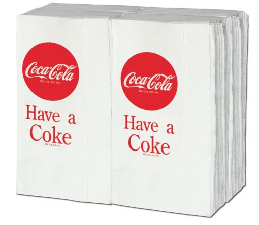 Have a Coke Paper Napkins 100 Pack