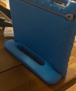 AVAWO Kids Case for iPad 2 3 4 (Old Model) 9.7 Inch - Light Weight Shock Proof Convertible Handle Stand Kids Friendly for iPad 2, iPad 3rd Generation, iPad 4th Generation Tablet - Blue for iPad 2 3 4 Generation (Old Model) 32 71mSpc3nLjL