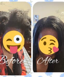 Hair Straightener Brush, TYMO Ring Hair Straightener Comb Straightening Brush for Women with 5 Temps 20s Fast Heating & Dual Voltage Black 41 71mT1YtLTfL