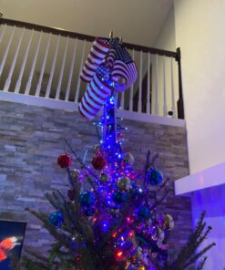 GIFTEXPRESS 12-Pack, Proudly MADE IN U.S.A. 8x12 Inch Spearhead Handheld American Stick Flags/Grave marker American Flags/USA Stick Flag (12) 37 71mT3JcBjfL