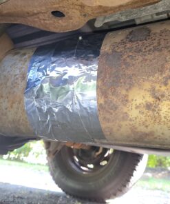 Professional Grade Aluminum Foil Tape - 2 Inch by 210 Feet (70 Yards) 3.6 Mil - High Temperature Tape - Perfect for HVAC, Sealing & Patching, Hot & Cold Air Ducts, Metal Repair, More! 33 71mTlgMe0qL