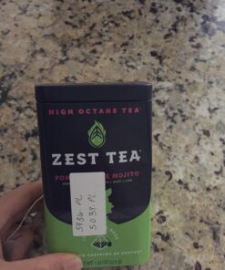 Zest 150mg High Caffeine Energy Leaf Blend - Blue Lady Black Tea - 20 Pack Bag - Hot or Iced - All Natural Strong Flavored Healthy Coffee Alternative Highly Caffeinated Substitute - Perfect for Keto 20 Count (Pack of 1) 37 71mTllo05HL