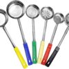 Darware Portion Control Serving Spoons (6-Piece Ladle Set); w 1/4 Cup, 1/2 Cup, 3/4 Cup & 1 Cup (2, 4, 6, 8 oz) & 1/2 & 1 Cup Utensils/Spoodles