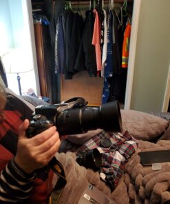 NIKON AF-S DX NIKKOR 55-200mm f/4-5.6G ED VR II Lens - White Box (New) Base 41 71mUZKafyUL