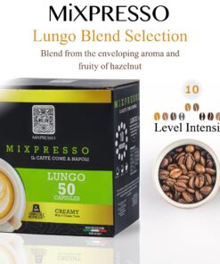 Alternative view of Mixpresso Espresso Coffee Capsules Compatible with Nespresso Original Line Brewers, Single-Cup Coffee Pods, 100% Italian Coffee, Lungo Strong Coffee, 50 Count Coffee Capsules 50 Count (Pack of 1)