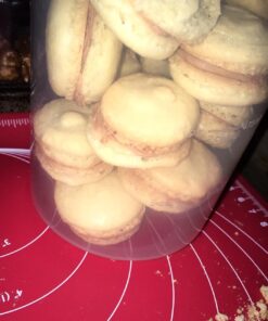 Premium Silicone Baking Mat for Macarons - Professional Fiberglass Baking Liner - Reusable Non-Stick Pastry Mat 37 71mUoxaa5cL