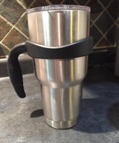 Grab Life Outdoors - Handle For YETI Rambler 30 Oz Tumbler Cup - Fits Ozark Trail, RTIC & more - (Handle Only) - Black 42 71mVDjS3ObL