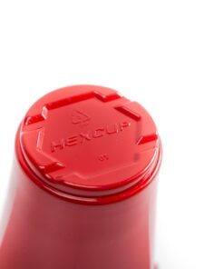 HEXCUP - Reusable Party Pong Cup Set by PartyPong - 22 Reusable Cups, 3 Balls, & Plastic Game Card 22 71mVQFmP2L