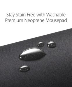 Alternative view of Spigen Mouse Pad Gaming Mat with Smooth Surface and Stitched Edges 12.6” x 10.6” x 0.1” Medium Size – Speed Edition Silk - Speed