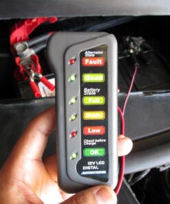 CARTMAN 12V Car Battery Alternator Tester, Test Battery Condition & Alternator Charging, LED Indication 33 71mVvFqVYaL 1