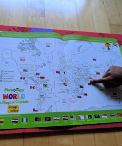 Imagimake Mapology World Map Puzzle - Includes Country Flags & Capitals | Educational Toys for Kids 5-7 | Fun Jigsaw Puzzle for Girls & Boys Toy Age 6-8 | Games for Kids 8-12 for Kids World with Capitals 56 71mWVlD9LCL