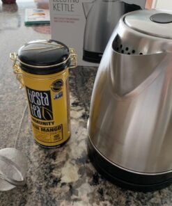 Chefman Stainless Steel Electric Kettle w/ 360° Swivel Base, Auto Shut Off & Boil Dry Protection, BPA-Free Interior and Cool-Touch Handle, 7+ Cup Capacity, 1.7 Liter, 1500W 58 71mX8VVPBGL