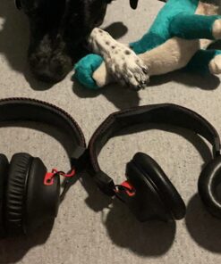 Avantree Audition - Bluetooth Over-Ear Headphones with Long-Lasting Durable Build, Built-in Mic, 40h Battery Life and Wireless or Wired Modes for Phone, PC & Laptop Black, Red 54 71mXEPXHW9L