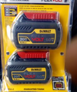 DEWALT 20V/60V MAX* Batteries, Premium, 6.0-Ah, 2-Pack (DCB606-2) 2 Pack 41 71mXUwvpqOL