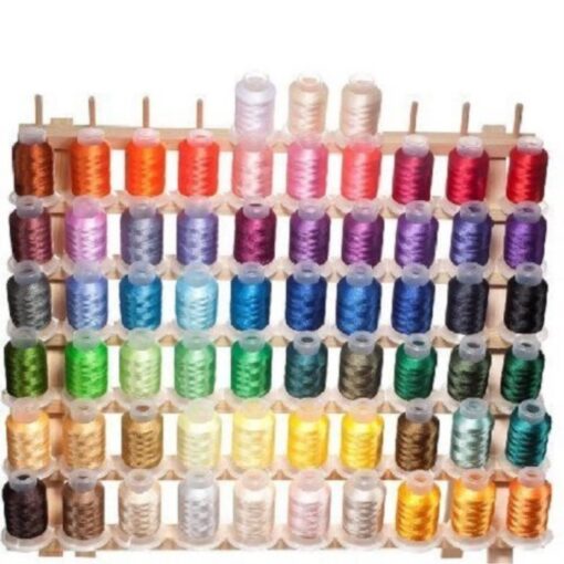 63 Brother Colors Embroidery Machine Thread