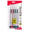 Pentel R.S.V.P. Ballpoint Pen, Fine Line, (0.7mm), Assorted Ink, Clear Barrel, 5 Pack (BK90BP5M) Assorted Ink Colors 42 71mXcoZE3aL