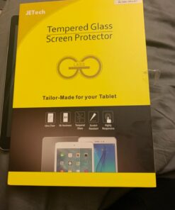 JETech Screen Protector for iPad (9.7-Inch, 2018/2017 Model, 6th/5th Generation), iPad Air 1, iPad Air 2, iPad Pro 9.7-Inch, Tempered Glass Film, 2-Pack 30 71mXv2Kg6PL