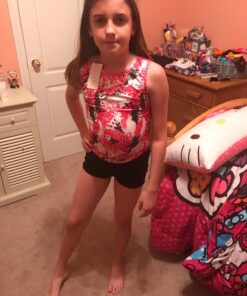 Capezio Girls' Boy Cut Low Rise Short Big Girls (7-16) Medium Black 14 71mYEWNCEaL