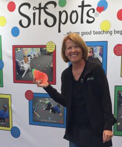 SitSpots® 30 Multi Color Circle Packs - Classroom Circle Floor Dots | The Original Sit Spots for Your Classroom Seating, Organizing and Managing Your Students (4" Circles (30), Original Multi-Color) 4" Circles (30) 24 71mYLHWA2JL