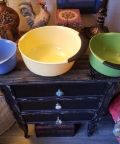 OXO Plastic Good Grips 3-Piece Mixing Bowl Set - Assorted Colors, Blue/Green/Yellow 32 71ma5t2wEqL