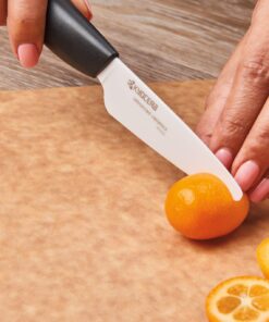 Kyocera Revolution 2-Piece Ceramic Set: Chef Knife for Your Cooking Needs, 5.5 INCH, 3 INCH, White 13 71maqID9 gL