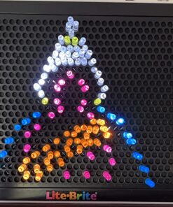 Lite-Brite Classic, Favorite Retro Toy - Create Art with Light, STEM, Educational Learning, Holiday, Birthday, Gift, Boys, Kid, Toddler, Girls Age 4+ Lite Brite Classic 26 71mbDukboL