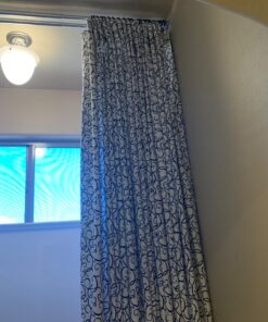 Zenna Home Rustproof Tool-Free Tension or Permanent Mount Adjustable Double Shower Rod, 44 to 72 Inches, Chrome 41 71mcZUNnsAL