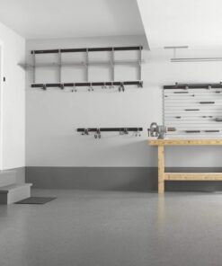 Rubbermaid FastTrack Alloy Steel Garage Storage System Rail, 84", Extra Durable Garage Organization for Yard Tools, Sports Equipment, Ladders 84" Rail 28 71mcjaeu2QL