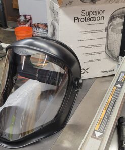 UVEX by Honeywell Bionic Face Shield with Clear Polycarbonate Visor (S8500) 53 71mclqJaEdL