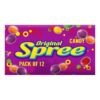 Wonka Spree Original Hard candy Original Candy, Crunchy Candy, 5 oz, pack of 12 5 Ounce, Pack of 12