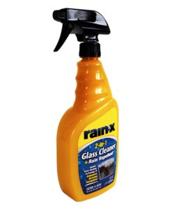 Rain-X 5071268 2-in-1 Glass Cleaner and Rain Repellant, 23 oz. - Provides a Streak-Free Clean for Automotive Glass While Preventing Sleet, Snow, Ice, and Road Spray Build Up Pack of 1 16 71me0L2WusL