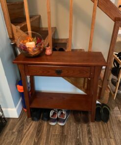 Leick Home Favorite Finds Mission, 10 in x 30 in x 28 in, Russet/Blackened Console Table 37 71me6kxQGPL