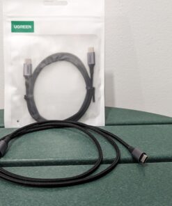 UGREEN USB C Charger Cable, 60W 2-Pack USB C Cable Nylon Braided for iPhone 15, Samsung Galaxy S23, Google Pixel 7, MacBook Air/Pro, Dell XPS, iPad Pro/Mini/Air, Switch, Steam Deck 3.3FT 26 71meNEt0eEL