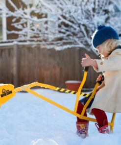 The Big Dig Sandbox Digger Excavator Crane with 360 Degree Rotation with Base Great for Sand, Dirt and Snow, Steel Outdoor Play Toy, Yellow 35 71mfNi4TxmL