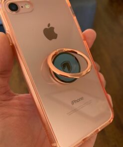 JETech Case for iPhone SE 3/2 (2022/2020 Edition), iPhone 8 and iPhone 7, 4.7-Inch, Shockproof Bumper Cover, Anti-Scratch Clear Back (Rose Gold) Rose Gold 37 71mfTVbQyL