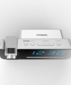 Superior Essentials Projection Alarm Clock with AM/FM Radio 19 71mfyBe C4L