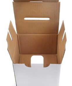 MCB Extra Large Ballot Box - Suggestion Box - Raffle Box - Ticket Box - Extra Large Cardboard Box (10"x10"x10") With Removable Header (10 pack, White) 10 pack 9 71mgSzvQHIL