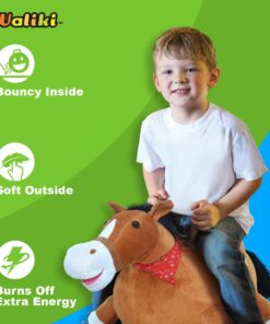 WALIKI Bouncy Horse Hopper | Inflatable Hopping Horse for Kids | Jumping Horse (Bouncy Horse) 32 71mhFD4UqZL