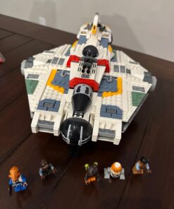 LEGO Star Wars: Ahsoka Ghost & Phantom II 75357 Playset Inspired by The Ahsoka Series, Featuring 2 Buildable Starships and 5 Star Wars Figures Including Jacen Syndulla and Chopper 74 71mhPLnb9iL