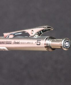 Pentel GraphGear 1000 Mechanical Pencil, (0.5mm), Black Barrel, 1 Each (PG1015A), Metallic Grey 0.5mm 1 Pack 41 71mhjLI7c1L