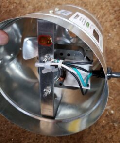 VIVOSUN 6 Inch Inline Duct Fan 240 CFM, HVAC Exhaust Ventilation Fan with Low Noise for Basements, Bathrooms, Kitchens and Attics, Silver 6'' 31 71mi v35z1L