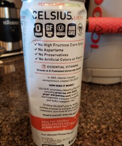 CELSIUS Fitness Drink 4-Flavor Variety Pack, Zero Sugar, 12oz. Slim Can, 12 Pack Carbonated & Non-Carbonated Assortment Pack #1 12 Fl Oz (Pack of 12) 25 71miJw sPGL