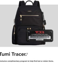 TUMI - Voyageur Carson Laptop Backpack - 15 Inch Computer Bag for Women - Black Black With Gold Hardware 26 71mimudRJlL