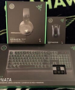 Razer ORNATA Expert: Mecha-Membrane - Individually Backlit Mid-Height Keys - Leatherette Wrist Rest - Gaming Keyboard - Gaming Keyboard (RZ03-02041800-R3U1) 48 71mixYEHs9L